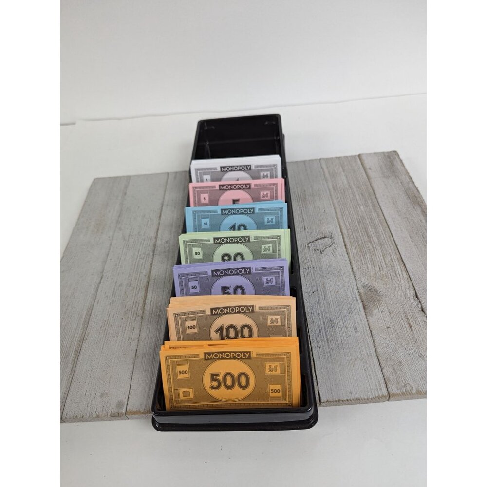 Monopoly Edition 2016 Game Replacement Money & Banker Tray